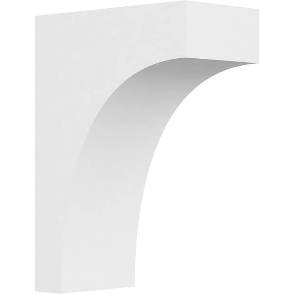 Ekena Millwork Standard Stockport Architectural Grade PVC Corbel, 5"W x 10"D x 14"H CORP05X10X14STO - main